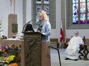 Familiengottesdienst zum Erntedankfest (Foto: Karl-Franz Thiede)